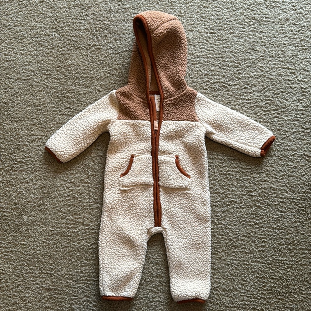 CARTERS Fuzzy Winter/Snow One Piece